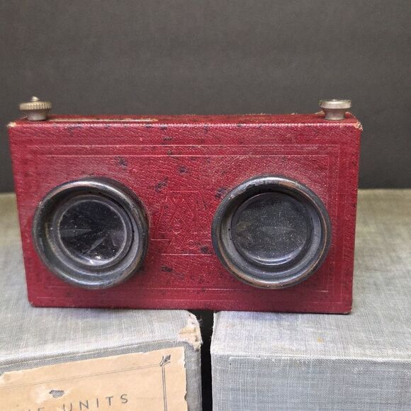 Vtg 1930s Stereoview KEYSTONE Junior Stereograph , 100+ Photo Cards WBox (Set1 - Picture 9 of 16